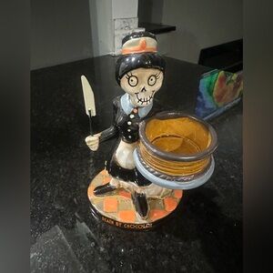 Yankee Candle Death by Chocolate tea light holder no cracks or chips collectible